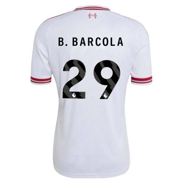 Maglia Liverpool B. Barcola 29 Gara Away 2026/27 Maglia Liverpool B. Barcola 29 Gara Away 2026/27