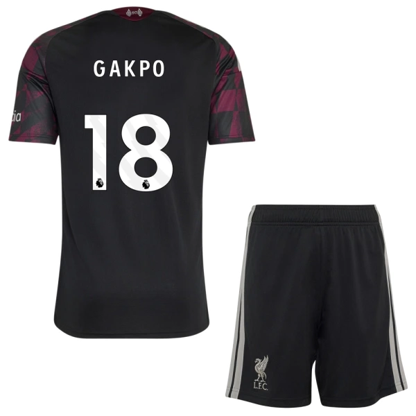 Maglia Liverpool Cody Gakpo 18 Bambino Gara Third 2026/27 Maglia Liverpool Cody Gakpo 18 Bambino Gara Third 2026/27