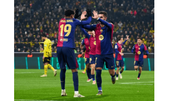 Il Barcellona ha battuto il Dortmund 3-2 in trasferta