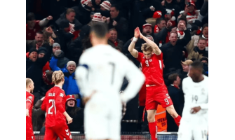 Danimarca 1-0 Portogallo, la festa di Hojlund ha scatenato accese discussioni